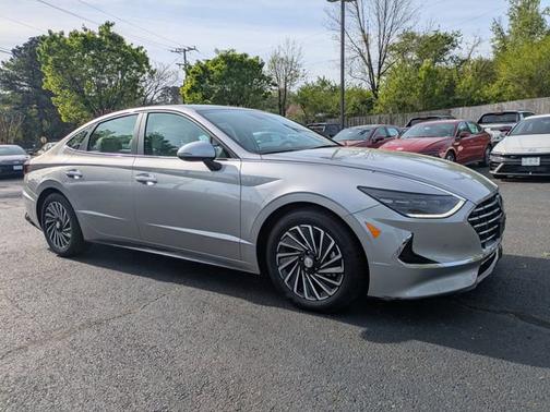 Silver 2021 Hyundai SONATA Hybrid Limited