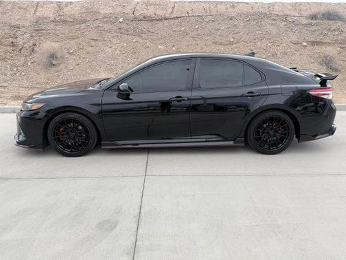 Midnight Black Metallic 2020 Toyota Camry TRD V6