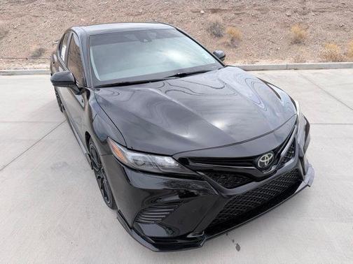 Midnight Black Metallic 2020 Toyota Camry TRD V6