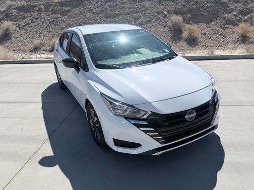 Cloud White 2024 Nissan Versa S