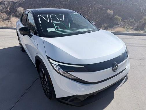 White / Black 2026 Nissan Leaf SV+