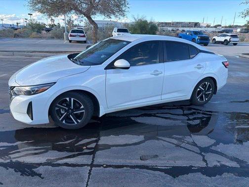 Aspen White 2025 Nissan Sentra SV