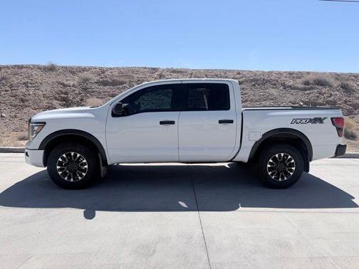 Glacier White 2021 Nissan Titan PRO-4X