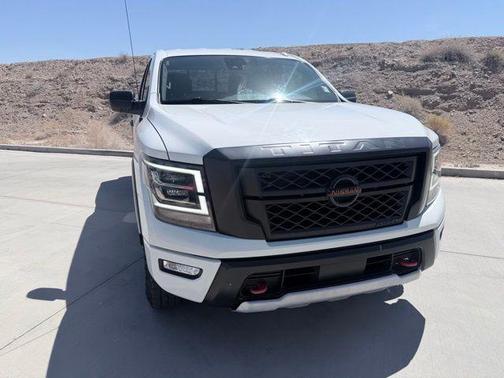 Glacier White 2021 Nissan Titan PRO-4X