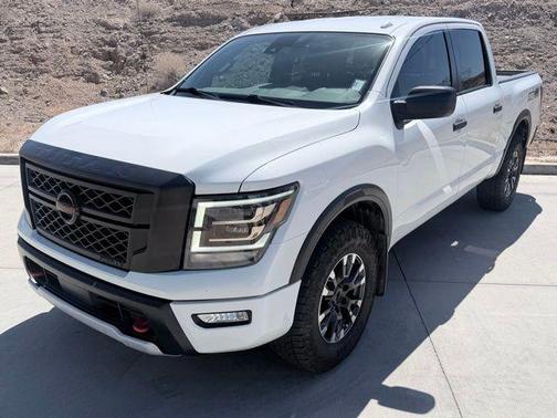 Glacier White 2021 Nissan Titan PRO-4X