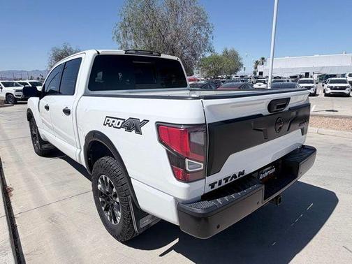 Glacier White 2021 Nissan Titan PRO-4X