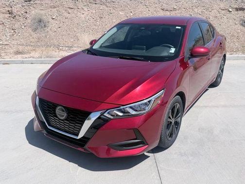 Scarlet Ember 2023 Nissan Sentra SV