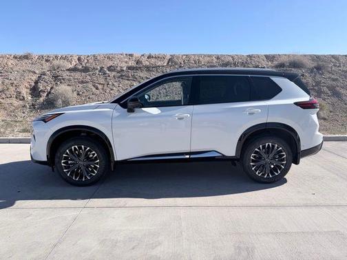 White / Black 2026 Nissan Rogue Platinum