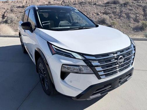 White / Black 2026 Nissan Rogue Platinum