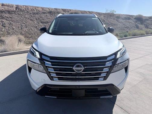 White / Black 2026 Nissan Rogue Platinum