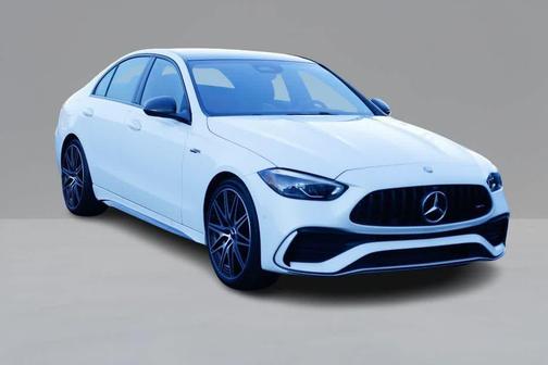 MANUFAKTUR Moonlight White Metallic 2026 Mercedes-Benz AMG C 43 4MATIC