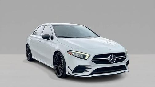 Digital White Pearl Metallic 2020 Mercedes-Benz AMG A 35 4MATIC