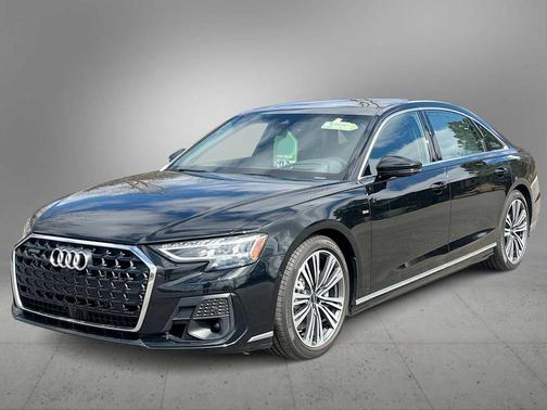 Mythos Black Metallic 2023 Audi A8 L 55 TFSI quattro Tiptronic