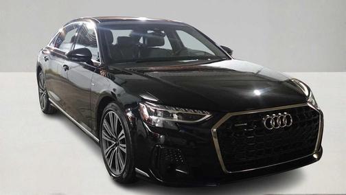 Mythos Black Metallic 2023 Audi A8 L 55 TFSI quattro Tiptronic