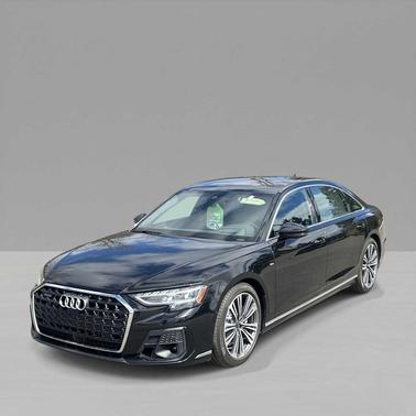 Mythos Black Metallic 2023 Audi A8 L 55 TFSI quattro Tiptronic