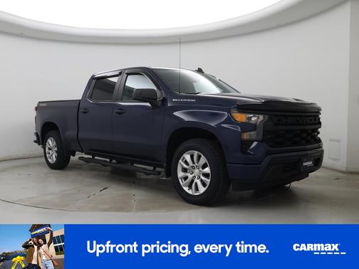 Blue 2022 Chevrolet Silverado 1500 Custom