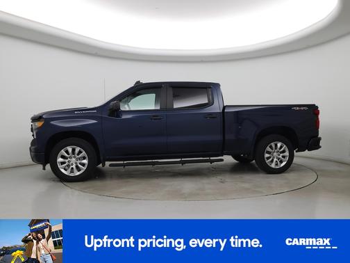 Blue 2022 Chevrolet Silverado 1500 Custom