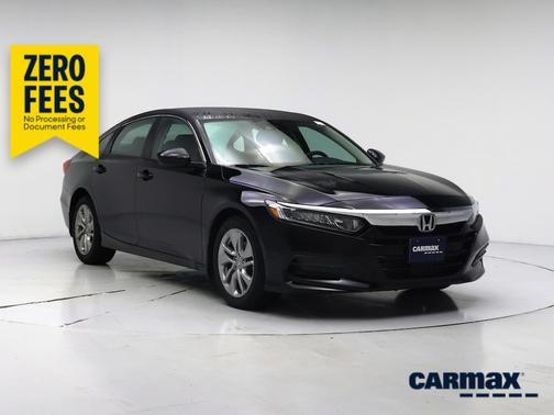Black 2018 Honda Accord LX