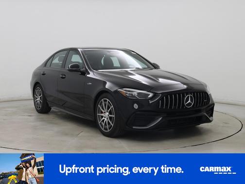 Black 2025 Mercedes-Benz AMG C 43