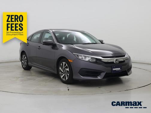 Gray 2017 Honda Civic EX