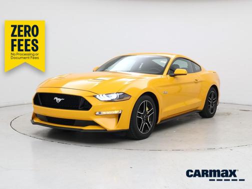 Orange 2019 Ford Mustang GT