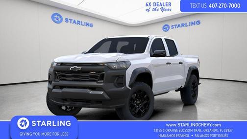 Summit White 2026 Chevrolet Colorado Trail Boss