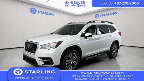 Crystal White Pearl 2019 Subaru Ascent Limited 7-Passenger