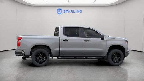 Sterling Gray Metallic 2026 Chevrolet Silverado 1500 Custom