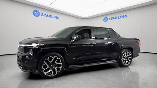 Black 2024 Chevrolet Silverado EV First-Edition RST 4WD