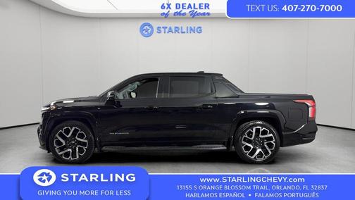 Black 2024 Chevrolet Silverado EV First-Edition RST 4WD