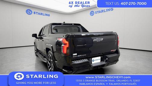 Black 2024 Chevrolet Silverado EV First-Edition RST 4WD