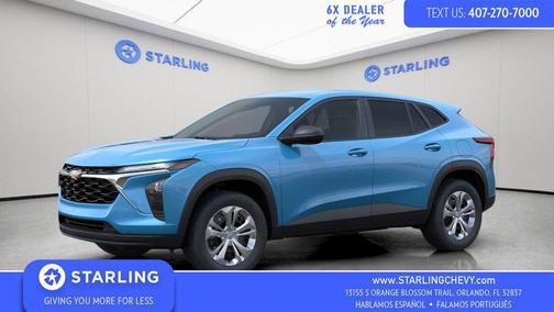 Marina Blue Metallic 2026 Chevrolet Trax LS