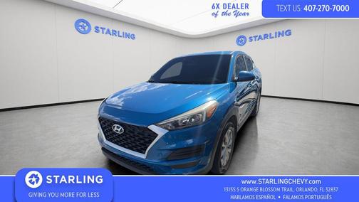 Aqua Blue 2019 Hyundai TUCSON SE