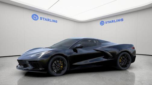 Black 2026 Chevrolet Corvette Stingray w/1LT