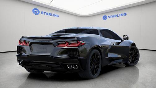 Black 2026 Chevrolet Corvette Stingray w/1LT