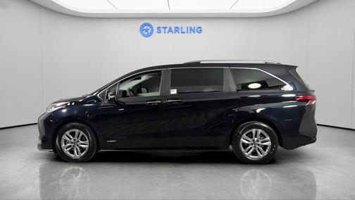 Midnight Black Metallic 2021 Toyota Sienna Limited 7-Passenger