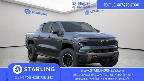 Blue Smoke Metallic 2026 Chevrolet Silverado EV Trail Boss