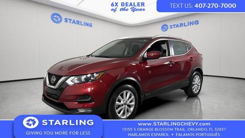 Scarlet Ember Pearl Metallic 2022 Nissan Rogue Sport SV