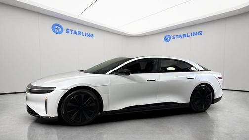 Stellar White Metallic 2024 Lucid Air Pure