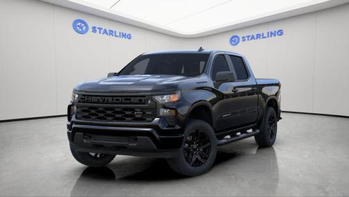 Black 2026 Chevrolet Silverado 1500 Custom