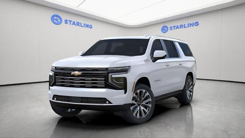 Polar White Tricoat 2026 Chevrolet Suburban High Country, 4WD