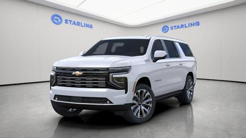 Polar White Tricoat 2026 Chevrolet Suburban High Country, 4WD