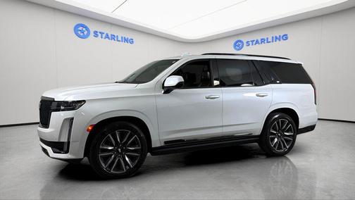 Crystal White Tricoat 2021 Cadillac Escalade Sport Platinum