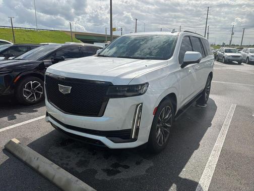 Crystal White Tricoat 2021 Cadillac Escalade Sport Platinum
