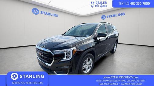 Ebony Twilight Metallic 2022 GMC Terrain SLE