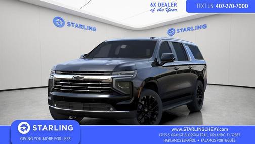 Black 2026 Chevrolet Suburban LT