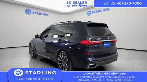 Carbon Black Metallic 2021 BMW X7 xDrive40i