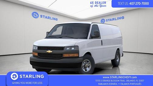 Summit White 2026 Chevrolet Express 2500 Work Van