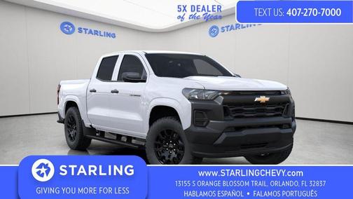 Summit White 2026 Chevrolet Colorado WT