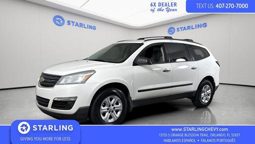 White 2014 Chevrolet Traverse LS